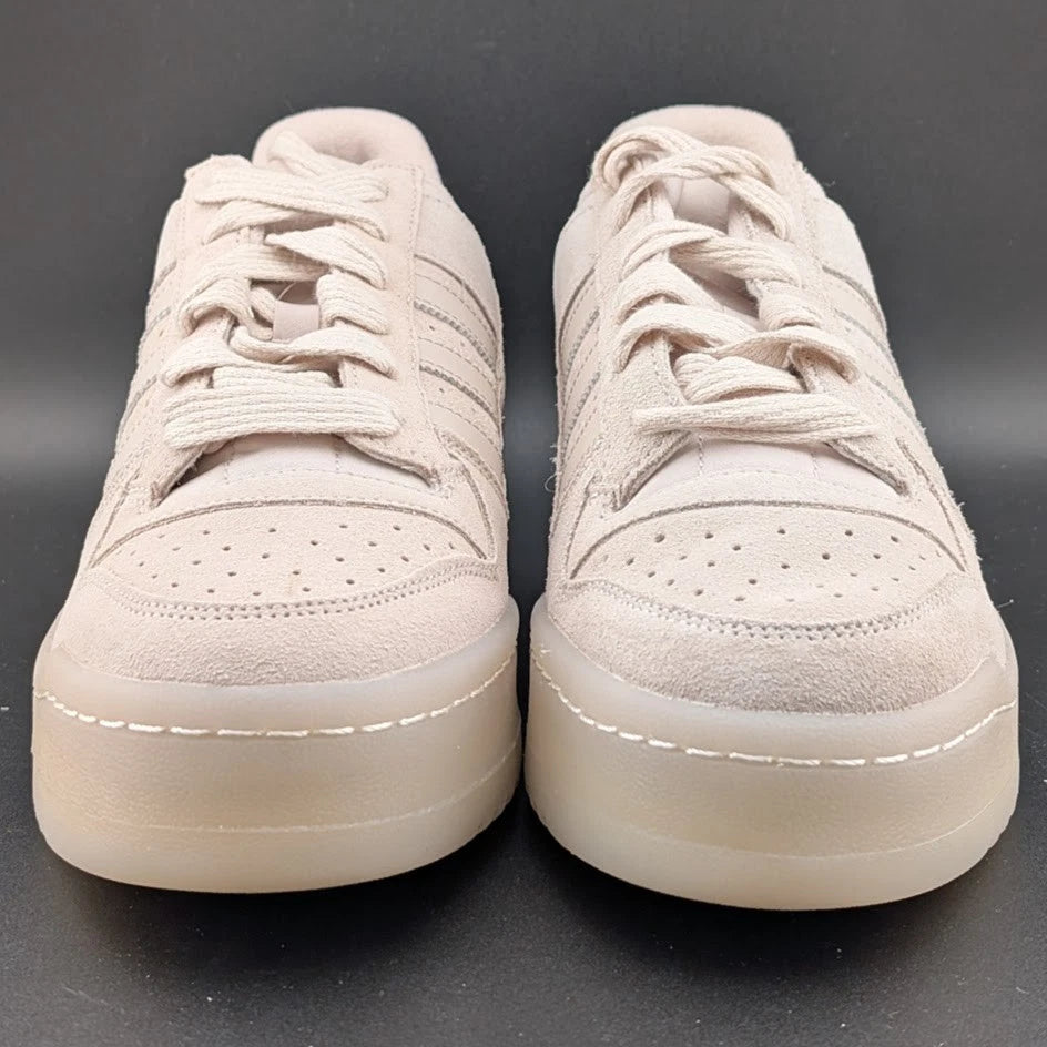 adidas Forum Bold Stripes Putty Mauve Cream White Women's Size 8.5 Sneaker SoleComfort.shoes