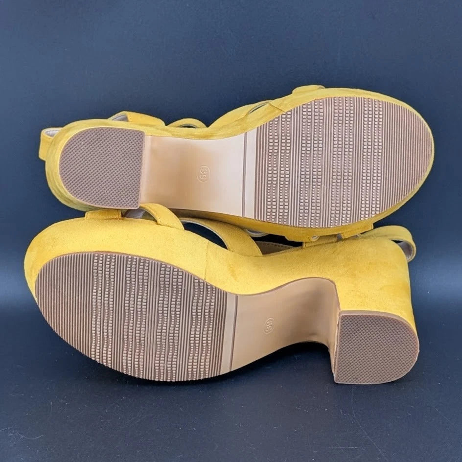 Women Chunky Heel Pump Sandals Ankle Strap Open Toe Wedding Dress Heel Sandals SoleComfort.shoes