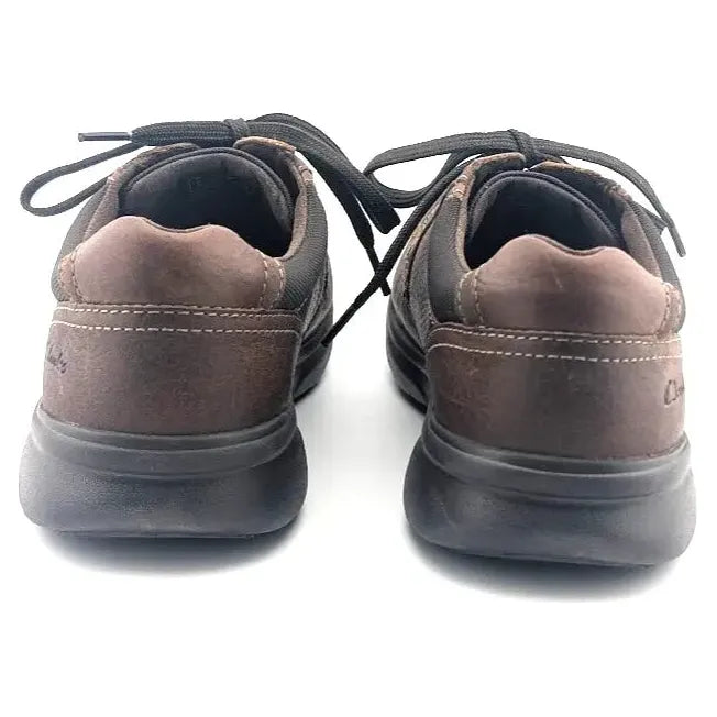 Clarks Cotrell Edge Men's Size 9W Ortholite Cushion Leather Oxford Lace Up Shoes - SoleComfort.shoes