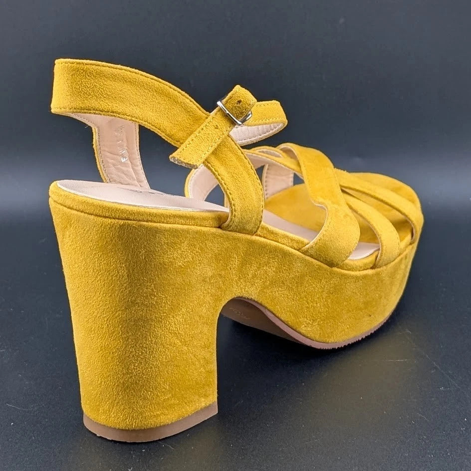 Women Chunky Heel Pump Sandals Ankle Strap Open Toe Wedding Dress Heel Sandals SoleComfort.shoes