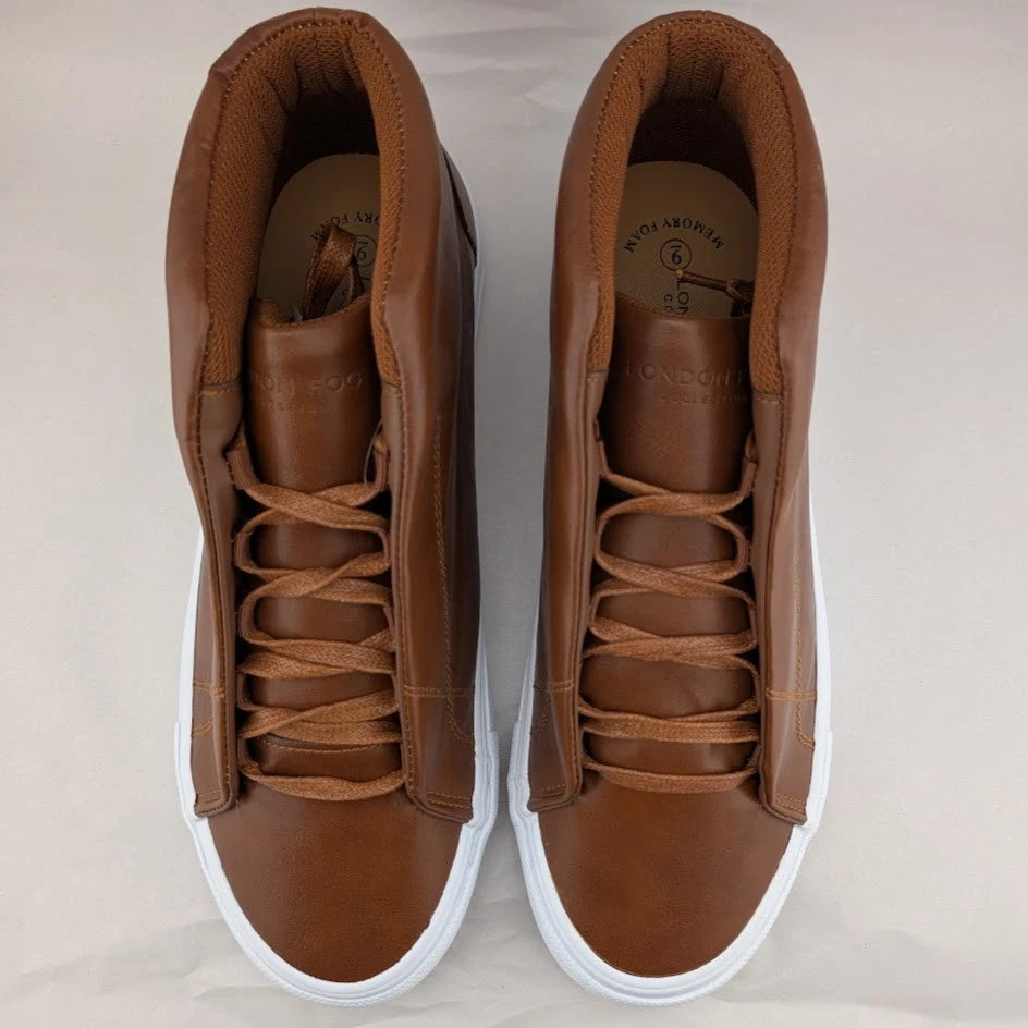 London Fog Boots, Men's Size 9 or 9.5 Dorance, Cognac SoleComfort.shoes