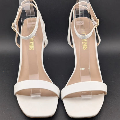DREAM PAIRS Women High Heel Sandals Open Toe Ankle Strap Wedding Party Sandals SoleComfort.shoes