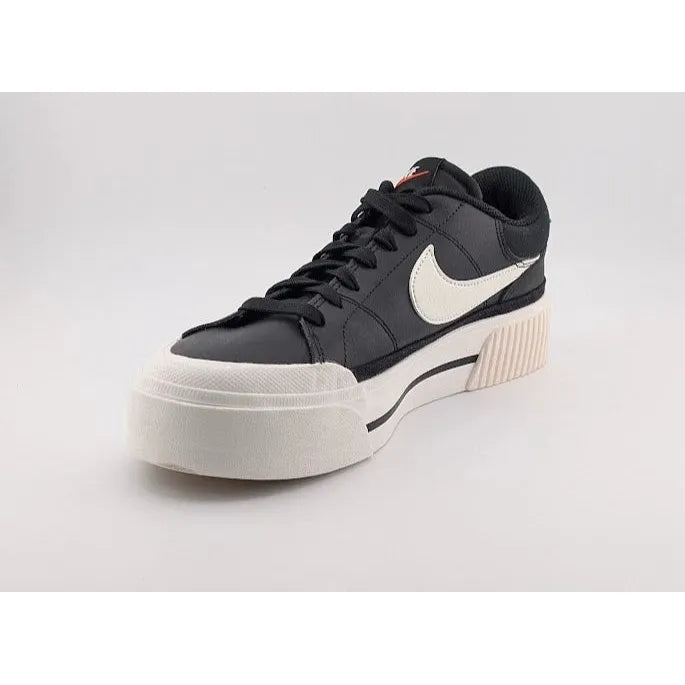 Nike Court Legacy Lift Womens Size 9 Black / White Running Shoe Platform Sneaker S solec SoleComfort.shoes