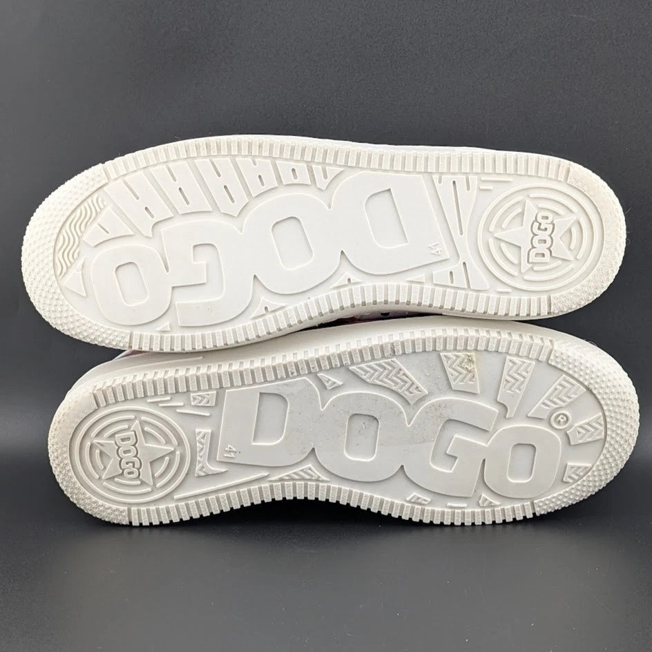 DOGO White Sneakers for Women Size 10 Vegan Leather and Unique Design SoleComfort.shoes