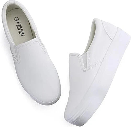 Women Slip-on Platform Loafers Casual Comfortable Loafer Shoes
