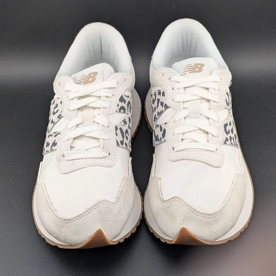 New Balance 237v1 Women's Size 8.5 Sea Salt Blk Gold Athletic Sneakers Shoes SoleComfort.shoes