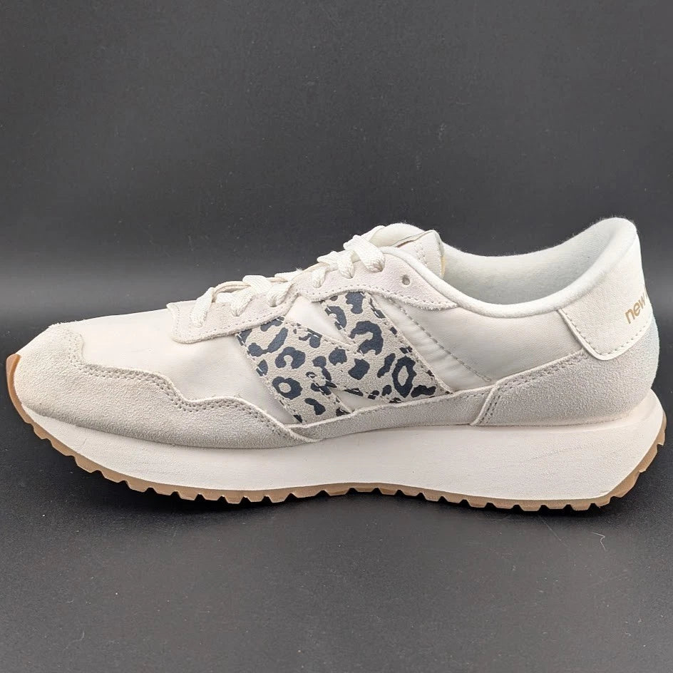 New Balance 237v1 Women's Size 8.5 Sea Salt Blk Gold Athletic Sneakers Shoes SoleComfort.shoes