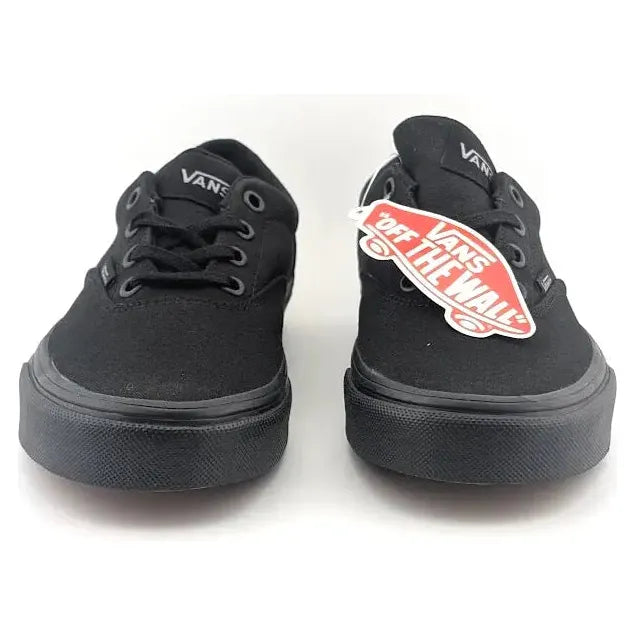 VANS Doheny - All Black Authentic Classic Canvas Skate Women's Shoe Sneaker Sizes 5, 5.5 and 6 VANS