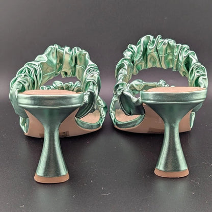 Charles by Charles David Women's Size 7M Priority Sandal Mint Metallic SoleComfort.shoes