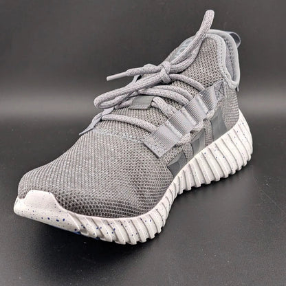 adidas Kaptir 3.0 Size 7.5 Wide Slip-on Running Sneaker Men's Shoes Gray Blue SoleComfort.shoes