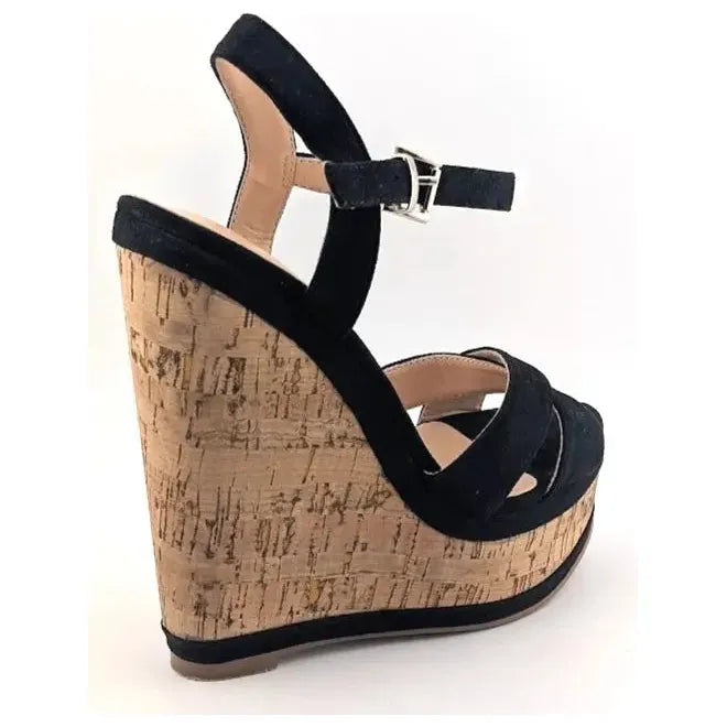 Women's Size 8 Platform Wedge 5.9" Heel Sandals Pumps Open Toe High Heels Shoes Merumonte
