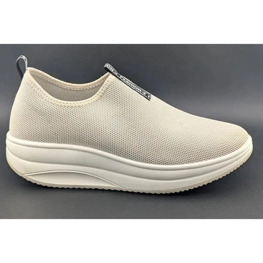STQ Lightweight Breathable Sneakers Walking Women Shoes Size 7.5 Roller Bottom SoleComfort.shoes