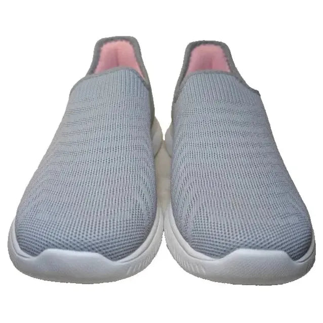Womens Size 7. 5 Slip-On Walking Sneaker|Tennis Shoe With Arch Support for Orthopaedic Relief STQ