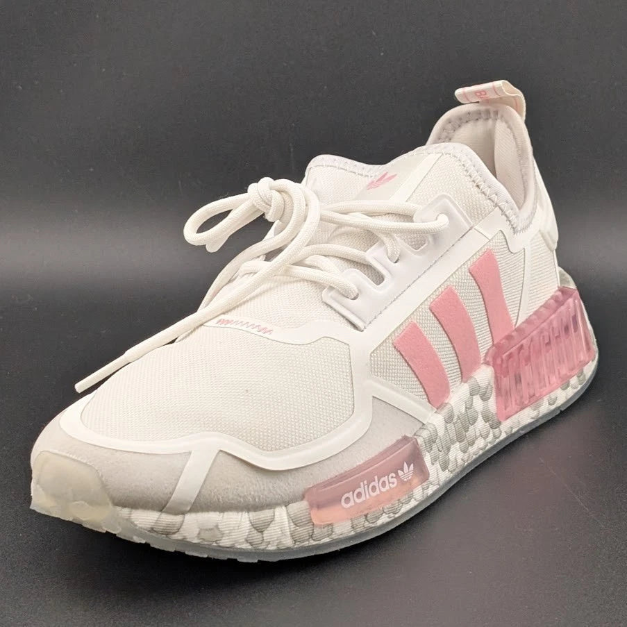 adidas originals Size 6Y NMD_R1 White/Light Pink GX5733 (EU Size 38.5 US Wmn's 8M) Beautiful Shoe! SoleComfort.shoes