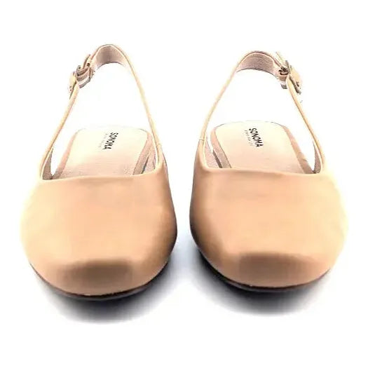 Sonoma Women's Size 8 or 8.5M Gwestyn Cognac Slingback Pointed Toe Ballet Flats Shoes Sonoma