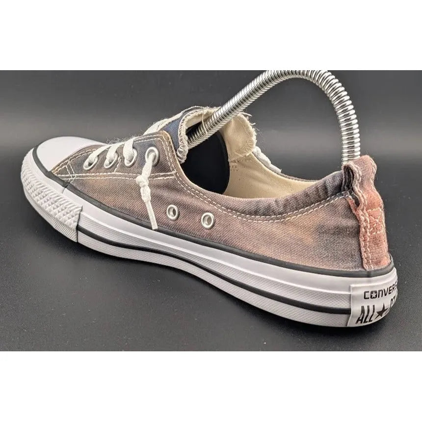 Converse Womens Size 8 CTAS Shoreline Slip On Sneaker Bleached Smoke Grey Shoe SoleComfort.shoes
