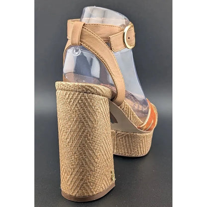 New in Box Women's 8.5 Sam Edelman Nolita Platform Aztec Sandals SoleComfort.shoes