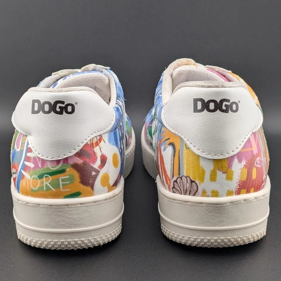 DOGO White Sneakers for Women Size 10 Vegan Leather and Unique Design SoleComfort.shoes