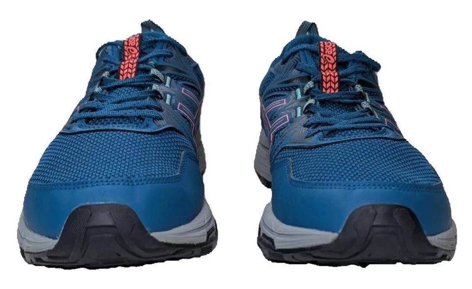 Pre-Owned ASICS Gel-Venture 8 Running Shoes Women's Sz 12 / Mens 10.5  Deep Sea Teal/Coral
