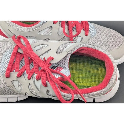 Nike Free Run 2 Grey Hot Pink White Lime Green Women’s Girls 6.5 SoleComfort.shoes