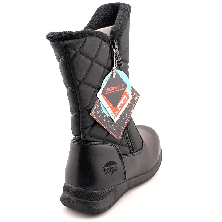 totes Edgen Women's Wide Width and Regular Width Waterproof Winter Boots SoleComfort.shoes