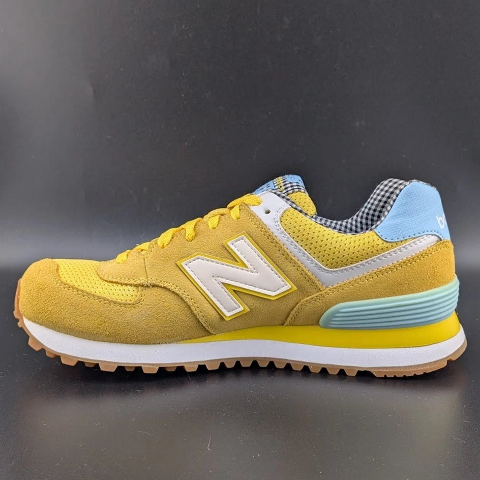 New Balance Women's Size 7.5B 574 Picnic Pack Yellow Shoes Sneakers WL574SPF SoleComfort.shoes