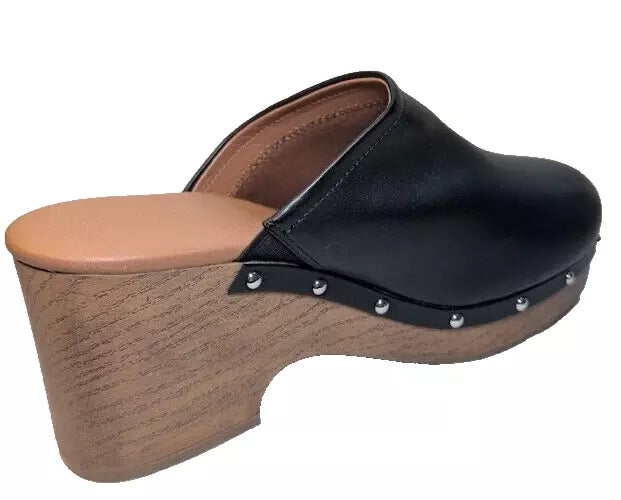 Original Francine Women's Black Studded Platform Clog Womans Size 12 by The Drop