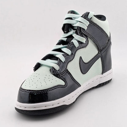 New Childs Nike Dunk High SE (PS) NBA All Star Barely Green / Black Patent Size 12C Nike