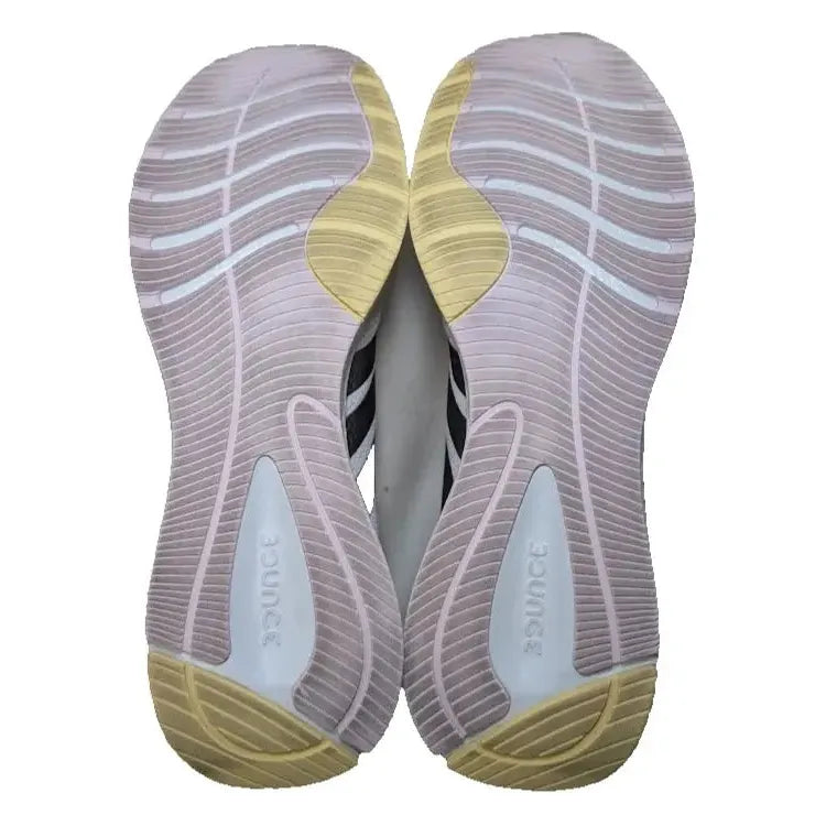 Pre-Owned adidas Size 9.5 Women's Edge Lux 5 Sneaker, White/Coffee Metallic/Almost Yellow adidas