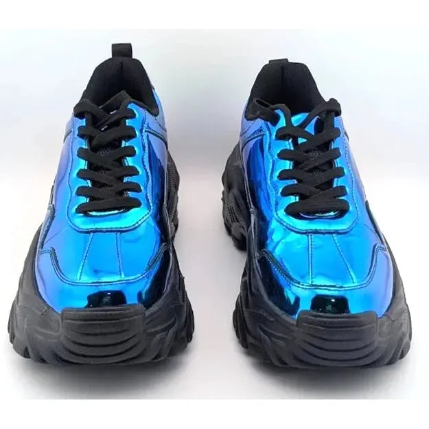 Womens Chunky Platform Fashion Sneakers Lace-Up Lightweight Athletic Shoes PROM! Unbranded