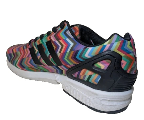 adidas Mens Size 11 ZX Flux Chevron Multicolor Torsion Lace-Up Sneaker B2539
