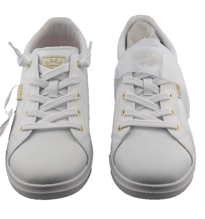 Bobs By Skechers D'VINE-INSTANT DELIGHT White Sneakers Women's Size 8.5
