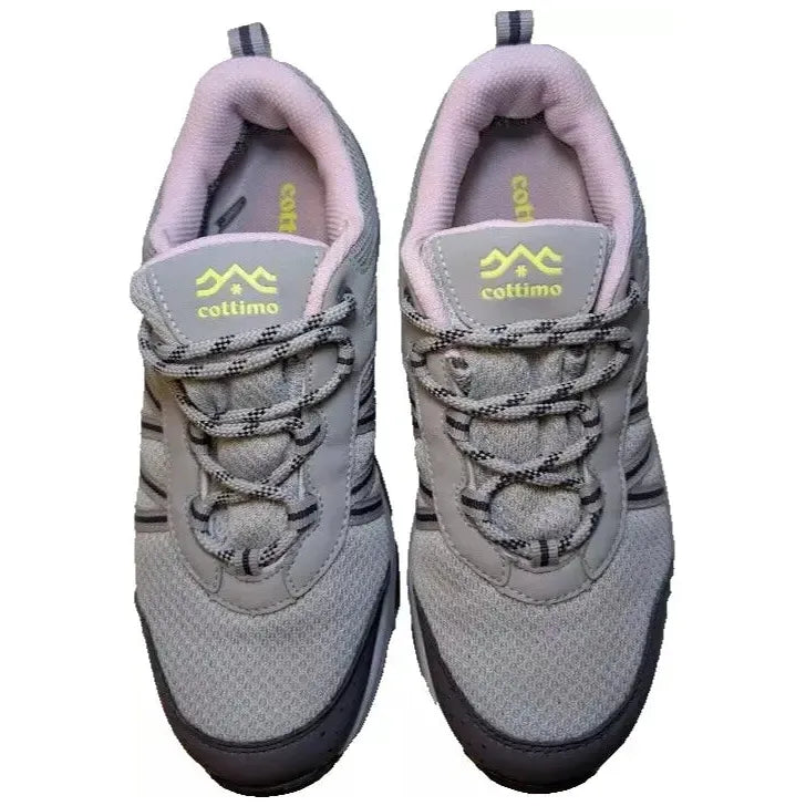 Womens Lightweight Walking Shoes Non-Slip Sneakers Waterproof Hiking Shoes Cottimo