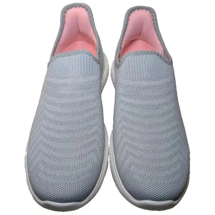 Womens Size 7. 5 Slip-On Walking Sneaker|Tennis Shoe With Arch Support for Orthopaedic Relief STQ