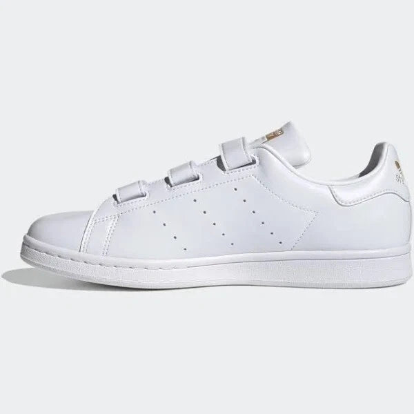 Adidas Originals Stan Smith CF White Gold 3 Strap Men’s 13 Casual Shoes fx5508