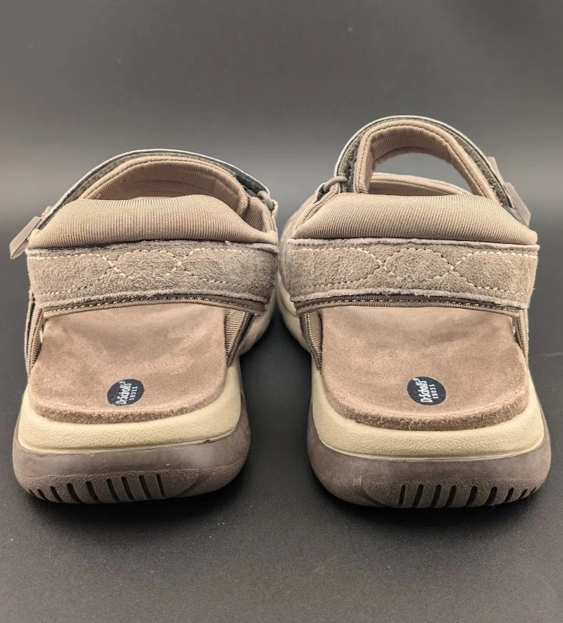 Dr Scholls Women's 7M Adelle Strap Sporty Slingback Sandal in Malt Taupe NIB SoleComfort.shoes