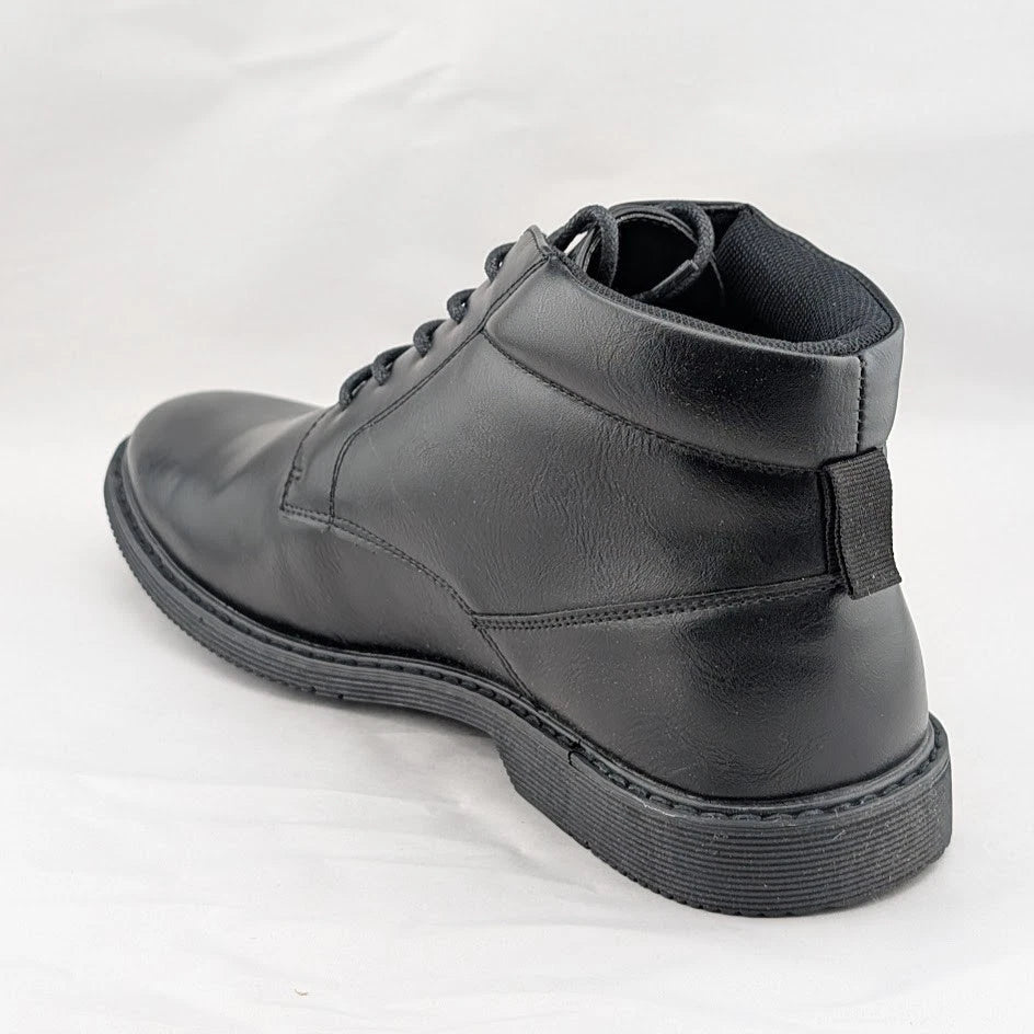 London Fog LFM-Tyler Chukka Boot Brown or Black Vegan Leather London Fog
