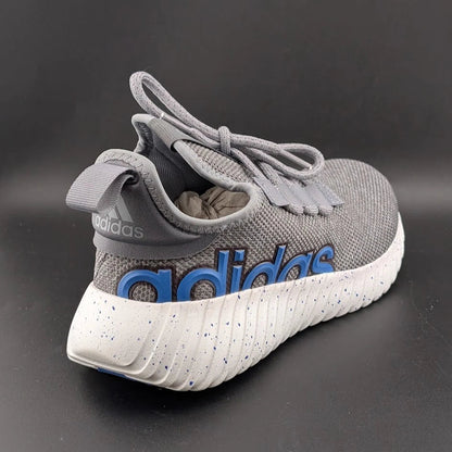 adidas Kaptir 3.0 Size 7.5 Wide Slip-on Running Sneaker Men's Shoes Gray Blue SoleComfort.shoes