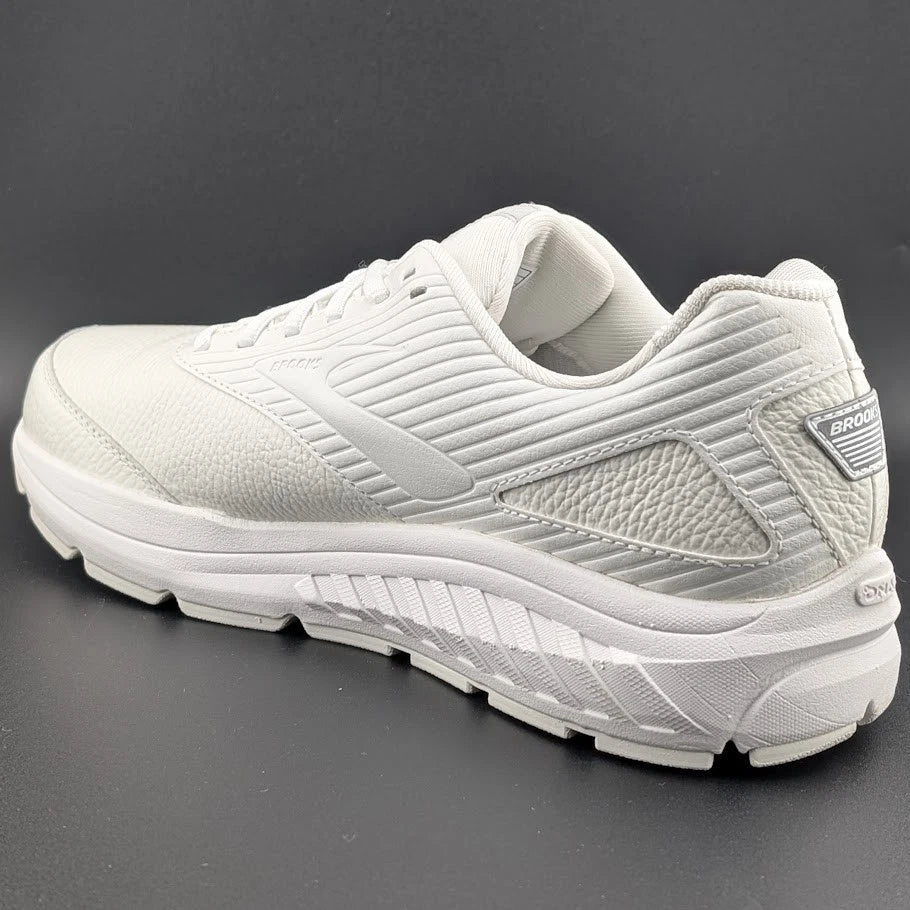 Brooks Womens Size 11B White Leather Addiction Walker 2 Sneakers 120307 1B 142 Brooks
