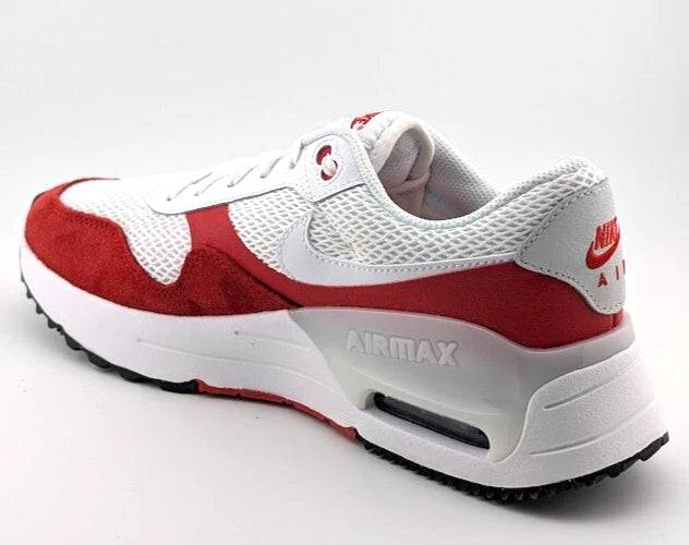 Nike Air Max System White/University Red DM9537-104 Men's Size 9