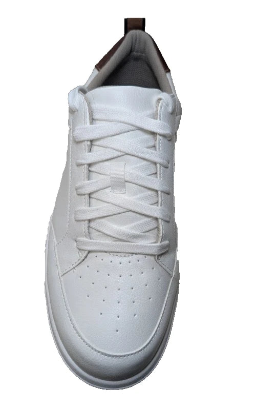 Dr. Scholl's Shoes Mens Catch Thrills White Casual and Fashion Sneakers 2269