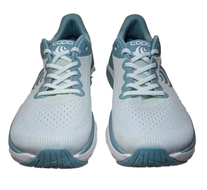 TOPO Ultrafly 4 Women's Size 7 | Mint Green Lace Athletic Running Sneakers Shoes