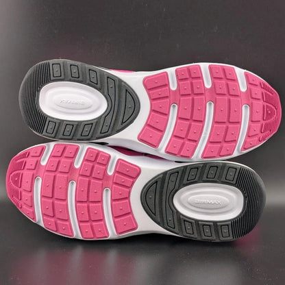 Nike Air Max Nova GS White Fuchsia Black FN4446-101 Sizes 4Y 4.5Y 5Y Brand New SoleComfort.shoes