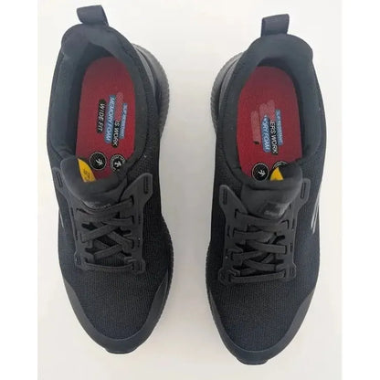 Pre-owned Skechers Womens Size 6.5 Wide Squad SR Slip-On Slip Resistant Work Shoes 77222W - SoleComfort.shoes