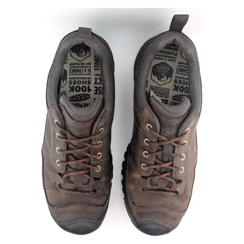 Men's Keen Size 11.5 - Targhee III Oily Leather Oxford Dark Earth/Mulch 1022513 - SoleComfort.shoes