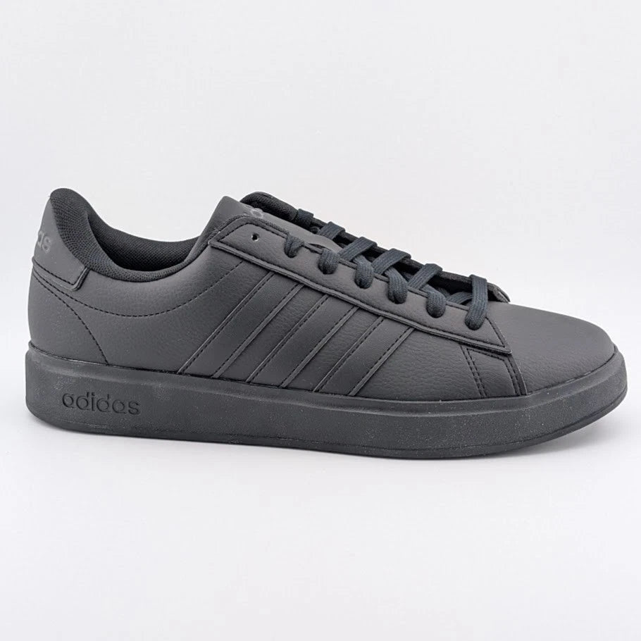 Adidas Men's Grand Court 2.0 Casual Sneakers Black/Black GW9198 Multiple Sizes SoleComfort.shoes