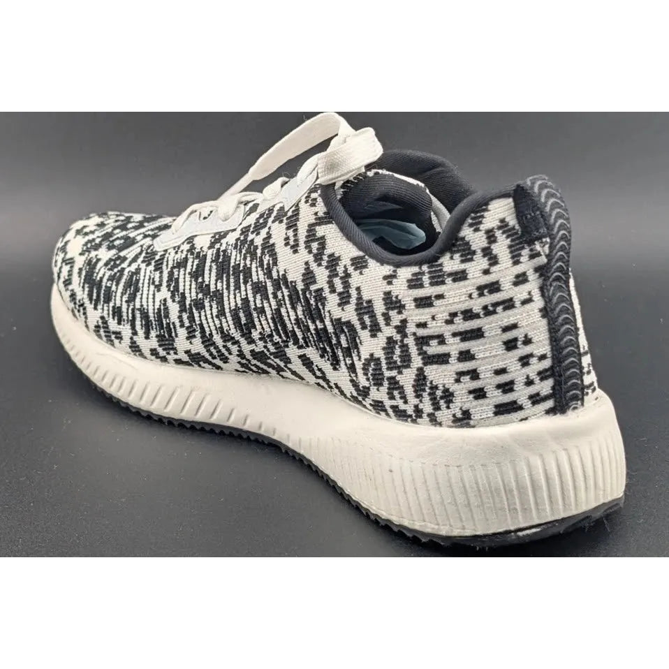 Skechers Bob's Squad Women's Size 6.5 Mighty Cat Running Shoes Leopard Sneakers SoleComfort.shoes
