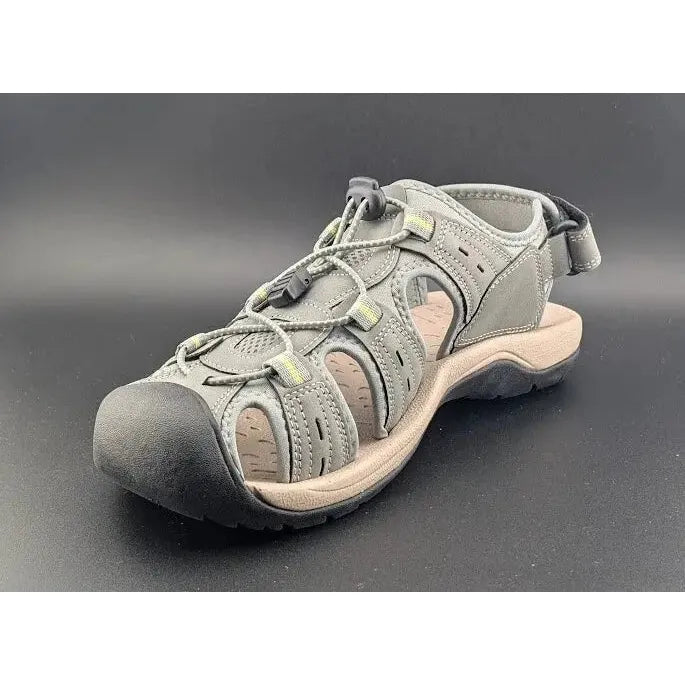 Mens Size 11 Grey Summer Sport Fishman Sandals - Comfy Beach Water Walking Shoes - SoleComfort.shoes