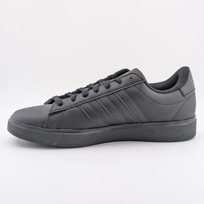 Adidas Men's Grand Court 2.0 Casual Sneakers Black/Black GW9198 Multiple Sizes SoleComfort.shoes