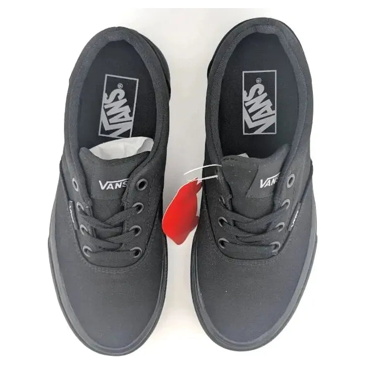 VANS Doheny - All Black Authentic Classic Canvas Skate Women's Shoe Sneaker Sizes 5, 5.5 and 6 VANS